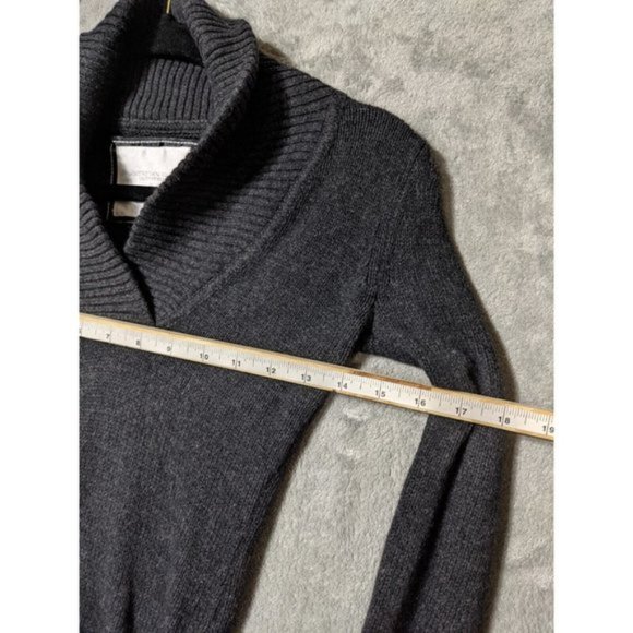 🍑AMERICAN EAGLE Women Sweater Knit Pullover Fall Winter Solid Gray Slim XS(0-2) - Picture 13 of 13